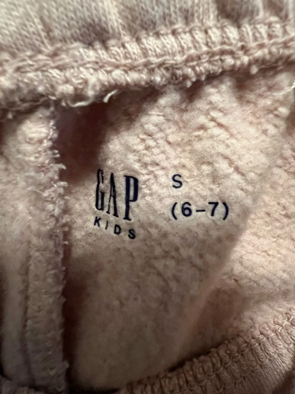 GAP Girls Light Pink Fleece Joggers